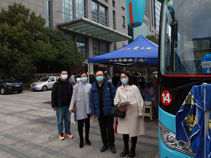 為防疫獻血 展經紀風采